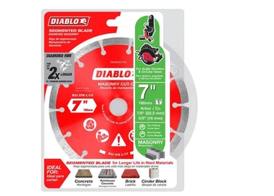 Diablo DMADS0700 7 pulgadas Discos de corte segmentados de diamante para albañilería Foto 1 de 4