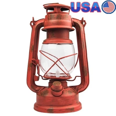 Linterna LED de 100 lúmenes llama parpadeante que funciona con pilas metal luz colgante nueva Foto 1 de 4