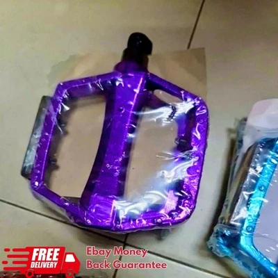 Pedales de aleación para bicicleta BMX plataforma plana 9/16” 1/2” envío gratuito Foto 1 de 4