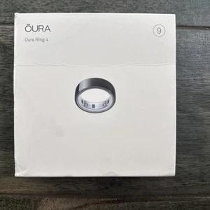OURA RING GEN 4 - Black - BRAND NEW IN BOX - Size 9 New - Picture 1 of 4