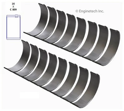 Juego de rodamientos de varilla de conexión para modelos Ford Mercury 58-78 seleccionados BB603JSTD Foto 1 de 4