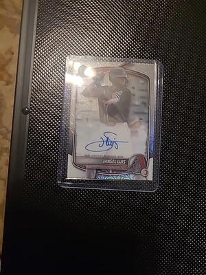 2025 Bowman Chrome Jansel Luis Mojo Refractor Auto Prospect Auto AZ D-Backs - Image 1 of 2