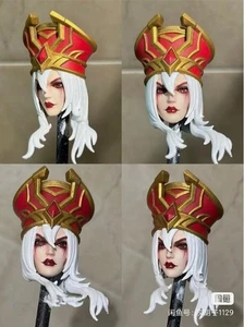 Cabeza femenina pintada 1/12 niña guerrera esculpida para cuerpo de figura de legión mítica de 6" - Imagen 1 de 4