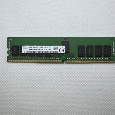 SK Hynix 16GB DDR4-2400 PC4-19200 ECC Registered Server Memory HMA82GR7MFR8N-UH - Image 1 of 3