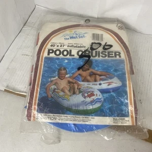 Vintage Intex The Wet Set 1986 Pool Cruiser 40”x27” #59380 New Sealed See Pics - Picture 1 of 2