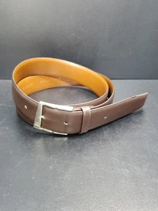 Christian Dior Split Leather 228873 Brown Vintage Belt Made in Spain 80/32 - Picture 1 of 19