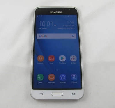 Teléfono Celular Samsung SM-J320A Galaxy Express Prime AT&T 4G LTE BUENO (Blanco) Foto 1 de 2