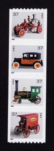 3638-3641 Antik Spielzeug Streifen mit 4 37 ¢ Briefmarken postfrisch 2008 - Bild 1 von 4