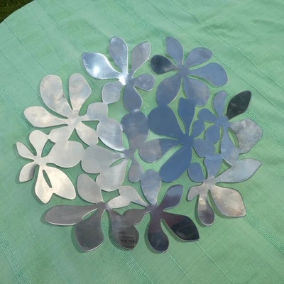 Ikea Stockholm Schale Edelstahl silber Dekoschale Deko 44 cm XXL Groß M. Mulder - Bild 1 von 4