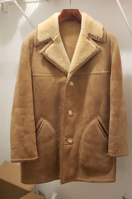 Burberry мужской размер 42 замши стриженный мех пальто верхнее пальто - Изображение 1 из 4