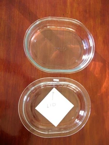 HOSTESS heated trolley Oval dish or lid Pyrex glass  Slight damage: see pictures - Picture 1 of 5
