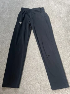 Under Armour Pants Mens Small Black Jogger Activewear Sports Loose - Picture 1 of 6