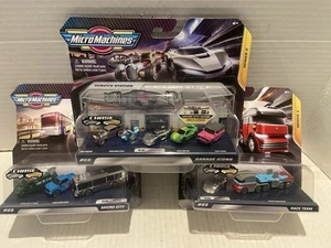 Micro Machines Chrome CHASE Garage Icons Race Team & Micro City Hasbro 06 03 06 - Picture 1 of 21