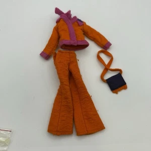 Vintage 9 Zoll Hasbro World Of Love Modepuppe Outfit orange 70er Hippie Boho Groovy - Bild 1 von 8