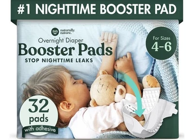 Almohadillas de refuerzo de pañales durante la noche, evita fugas durante la noche, forros de pañales para... Foto 1 de 4