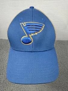 STL Blues Baseball Hat Trucker Cap Blue Adjustable Embroidered NHL ‘47 Brand 🤩 - Picture 1 of 14