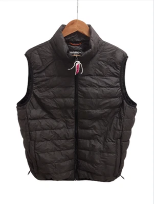 HAWKE & CO Men's Size UK Large Dark Grey Zip Close Casual Gilet Jacket PRE-LOVED - Image 1 of 4