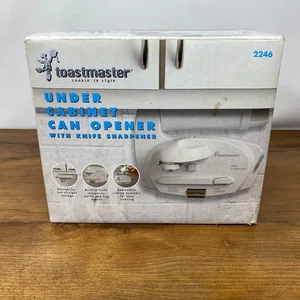 Afilador de cuchillos Toastmaster Platinum debajo del gabinete abrelatas eléctrico 2246 NUEVO EN CAJA - Imagen 1 de 10