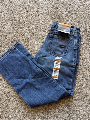 Pantalones de mezclilla Ariat M3 FR para hombre 32x34 azul CAT2 pierna recta calce suelto ropa de trabajo NUEVO Foto 1 de 4