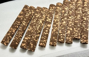 Cork Handle, 3 Dark Mix Burl , 8" x 1.20" x 3/8" Hole, Factory Seconds - Picture 1 of 1