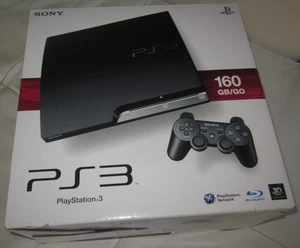 SONY PLAYSTATION 3 SLIM 160 GB-CECH-2504A-BOXATA-COMPLETA DEL SUO IMBALLO-RARITA - Foto 1 di 22