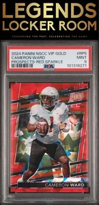 2024 Panini National Sports Convention Cameron Ward Red Sparkle PSA 9 - Bild 1 von 2