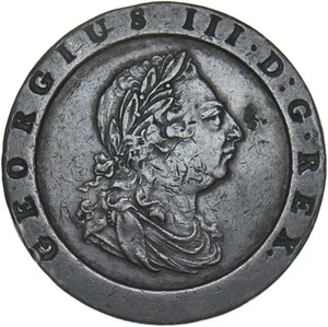 1797 Cartwheel Twopence - George III British Coin - Nice - Picture 1 of 2