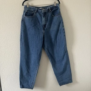 Levi’s Big E High Loose Taper Relax Mom Jeans Women’s 31 Blue Classic Casual - Picture 1 of 13