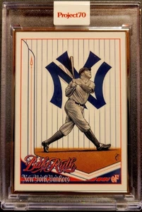 BABE RUTH MISTER CARTOON 2021 TOPPS PROJECT70 Silver Frame Artist Proof 31/51 - Picture 1 of 5