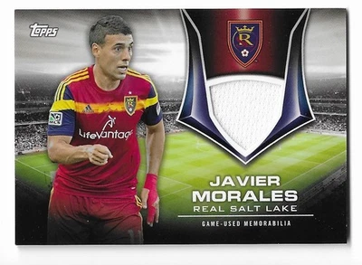 2015 Topps MLS Kits of the Game Relics /85 Javier Morales KIT-JM Real Salt Lake - Image 1 of 2