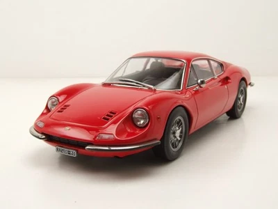 Ferrari Dino 246 Gt 1968 Rosso Modellino Auto 1:18 Norev - Immagine 1 di 4