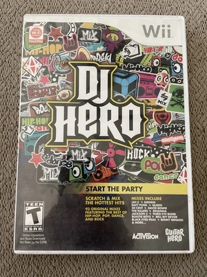 DJ Hero  (Nintendo Wii, 2009) CIB with manual - Image 1 of 3