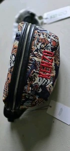 New KENZO Paris - Embroidered Woven Canvas 'Flying Tiger' Leather Bum Bag Brown - Picture 1 of 7