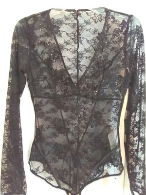 Intimissimi Flower Lace Studded Bodysuit Size M NWT - Image 1 of 4