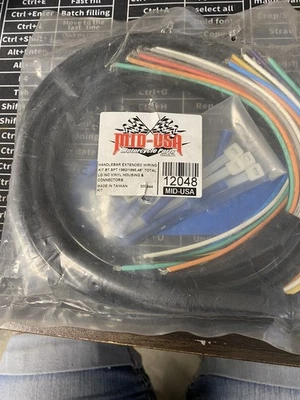  12048 Manillar 48" Kit Cableado Extendido Harley Big Twin Sportster 82-95 Foto 1 de 2