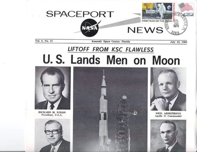 APOLLO 11 10th ANNIV OF LANDING, KENNEDY SC UNIQUE NASA PUBLICATION PHOTOS + C76 - Image 1 of 4