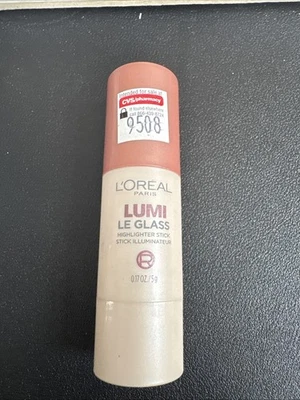 L'OREAL Lumi Le Glass 620 GLASSY PINK BALLET Highlighter Stick 0.17 oz - Image 1 of 3