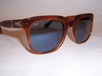 NUEVO Gafas de sol Persol PO 3323/S 96/56 TERRA DI SIENA/AZUL 53 mm AUTÉNTICAS 3323 Foto 1 de 4