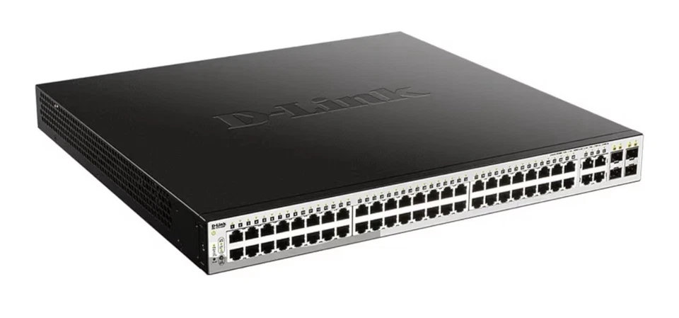 D-Link 52 Port Gigabit Smart Managed DGS-1210-52MP PoE Network Switch RRP £479 - Image 1 of 3