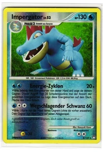 FERALIGATR IMPERGATOR 8/123 - NM - DP2 SERIES REVERSE HOLO GERMAN POKEMON - Picture 1 of 5