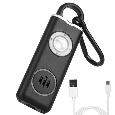 2024 Portable Safety Alarm for Women 130DB Siren with Keychain Emergency Light - Image 1 of 4