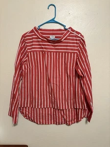 J.CREW MADDIE CUELLO EMBUDO RAYAS Mujer Talla 12 - Imagen 1 de 5