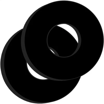 GripDonuts.com® Premium Grip Donuts for Dirt Bike Motorcycle BMX │ Plain Black - Image 1 of 4