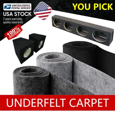 MODIGT Black Universal Automotive Carpet High Quality YOU PICK SIZE Car/Truck Carpet