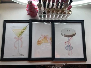 Coquette Pink Bow Picture Decor Wall Art - Picture 1 of 4