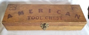 Vintage ATF American Tool Chest Wooden Tool Box Please Read - Picture 1 of 16