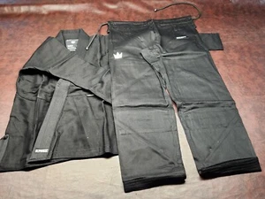Kingz Kore V2 Jiu Jitsu Gi Black M0000 M00 M0 M1 M3 M4 M2 Child Uniform KZYK04 - Picture 1 of 17