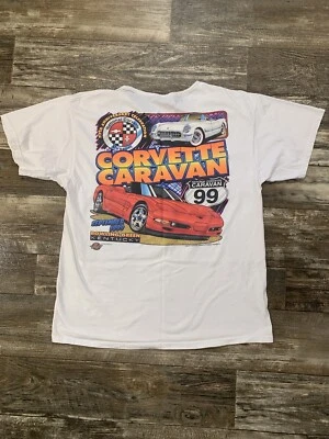 Camiseta Corvette Vintage Talla XL Blem Distressed Retro Carreras de Coches Años 90’s  Foto 1 de 4