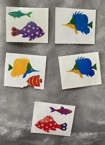 Mrs. Grossman's Stickers FISH RAINBOW Holographic Retired 1994 Creative Memories - Picture 1 of 2