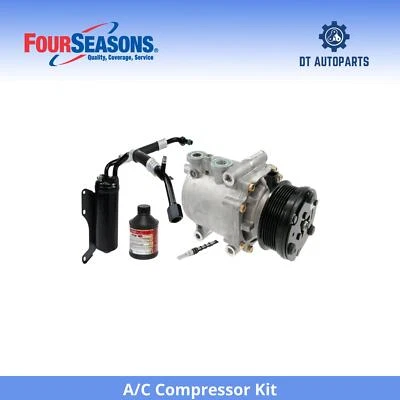 Kit de compresor de aire acondicionado delantero 4 estaciones para Ford E-250 Econoline 2002 5,4 L V8 Foto 1 de 4